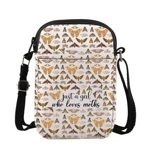8268 Moth Crossbody Bag Moths Insect Gifts Swamp Moth & Luna Gift